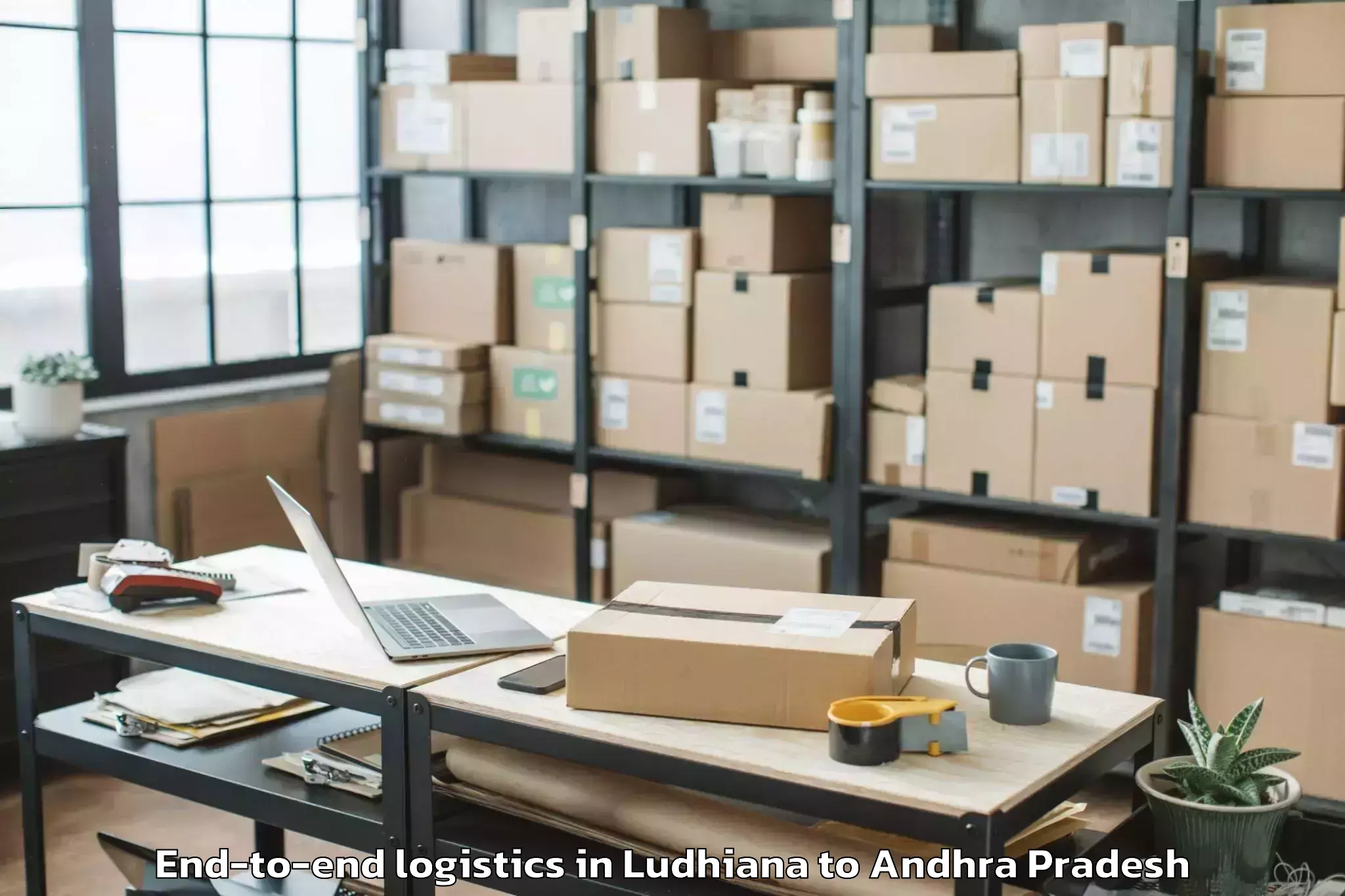 Professional Ludhiana to Kotturu Srikakulam End To End Logistics